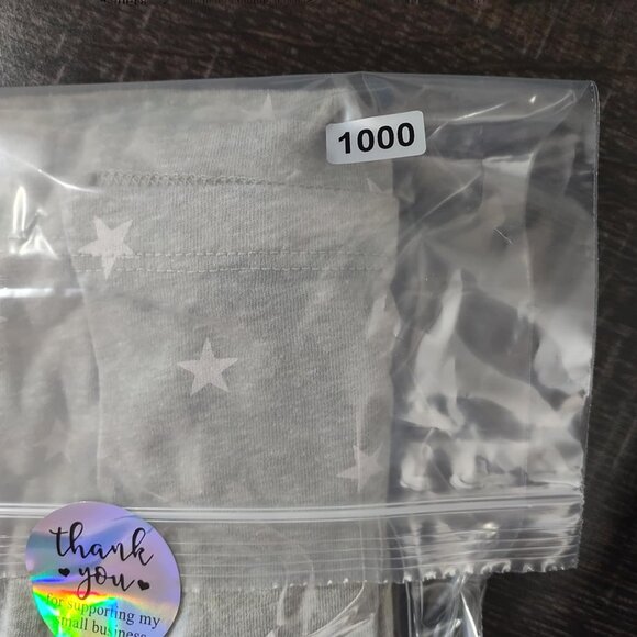 Tahari Women S in Soft Gray Neutral Cozy Knit Star Print‎ Sleeveless Tank Top - Picture 7 of 7